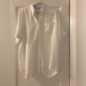 Brooks Brothers linen short sleeve shirt